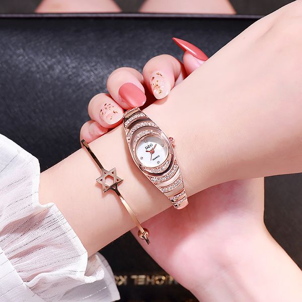 luxury rose gold ladies bracelet watch women fashion crystal dress quartz watches waterproof female steel belt clock women xfcs, Slivery;brown
luxury rose gold ladies bracelet watch women fashion crystal dress quartz watches waterproof female steel belt clock women xfcs, Slivery;brown