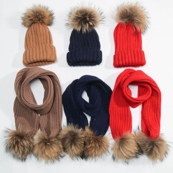 baby knit hat and scarf sets kids winter real fur hat detachable solid beanie ski cap scarf kit xmas party hats jj19916, Blue;gray
baby knit hat and scarf sets kids winter real fur hat detachable solid beanie ski cap scarf kit xmas party hats jj19916, Blue;gray