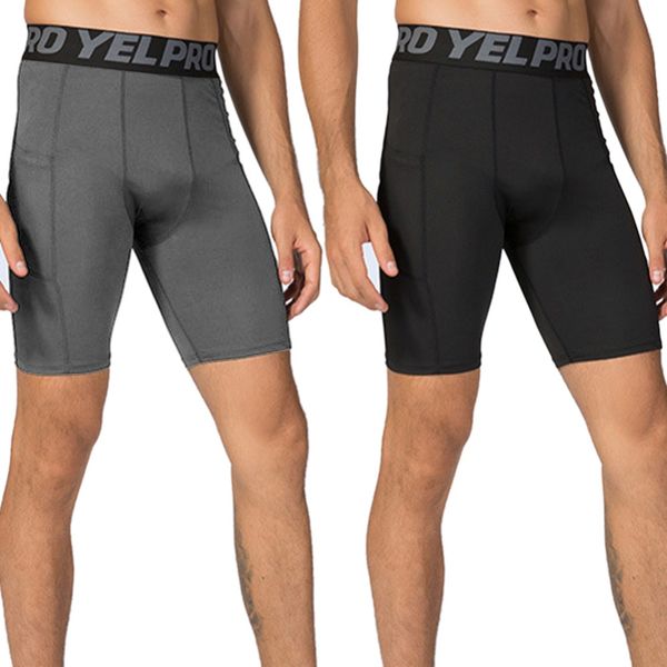 men's short pants compression underwear sports tights underpants with pocket, Black
men's short pants compression underwear sports tights underpants with pocket, Black