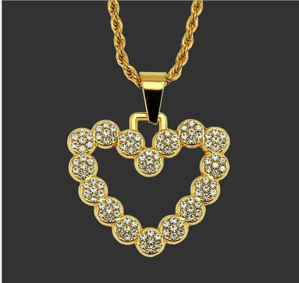 european and american fashion trend hip-hop personality drill hollow peach heart pendant necklace boutique men's necklace jewelry, Silver
european and american fashion trend hip-hop personality drill hollow peach heart pendant necklace boutique men's necklace jewelry, Silver