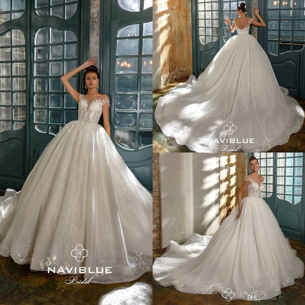 2020 gorgeous wedding dresses a line lace appliqued jewel neck short sleeve country wedding dress custom made sequins beach robes de mariée, White
2020 gorgeous wedding dresses a line lace appliqued jewel neck short sleeve country wedding dress custom made sequins beach robes de mariée, White