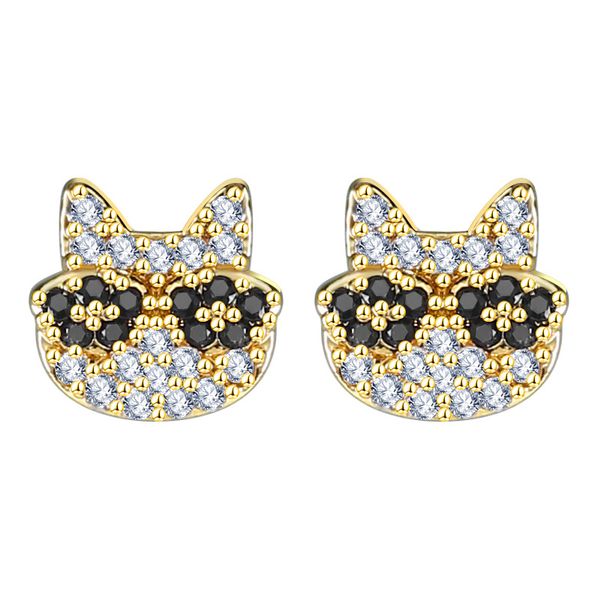 cat studs cz crystal stud earrings rhinestone helix cartilage studs stainless steel earrings zircon heart earring for woman gift, Silver
cat studs cz crystal stud earrings rhinestone helix cartilage studs stainless steel earrings zircon heart earring for woman gift, Silver