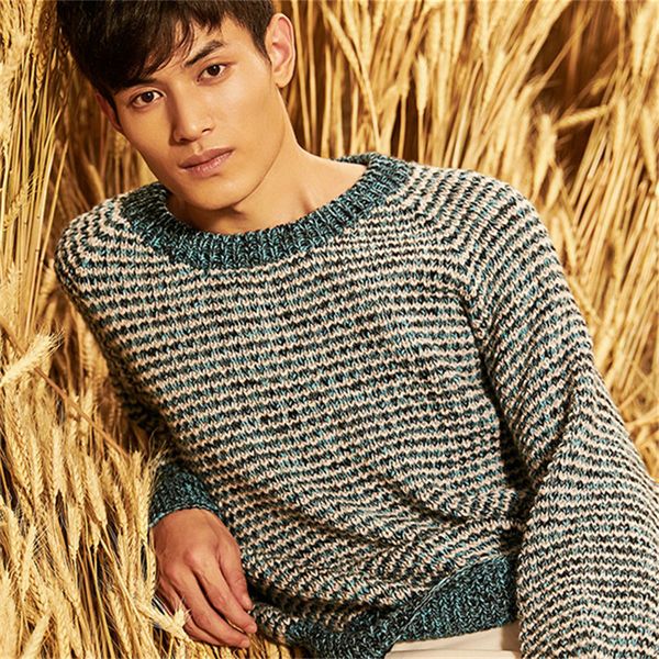 100% hand made pure wool knit men fashion oneck patchwork striped loose pullover sweater customized, White;black
100% hand made pure wool knit men fashion oneck patchwork striped loose pullover sweater customized, White;black