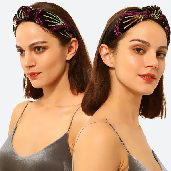 shiny glitter sequin hairband bows knotted crown headbands for women cross tie wide side hair loop bezel female hair accessories, Golden;white
shiny glitter sequin hairband bows knotted crown headbands for women cross tie wide side hair loop bezel female hair accessories, Golden;white
