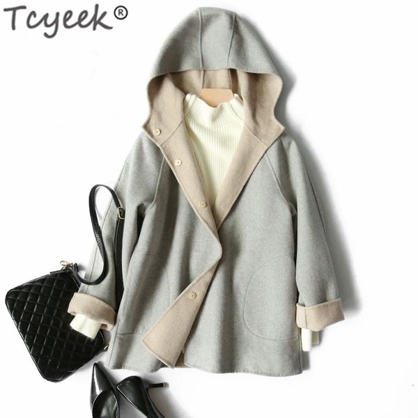 tcyeek winter women clothes 2019 elegant 90% wool coat female cashmere overcoat ladies casaco feminino woolen jackets hiver 0799, Black
tcyeek winter women clothes 2019 elegant 90% wool coat female cashmere overcoat ladies casaco feminino woolen jackets hiver 0799, Black