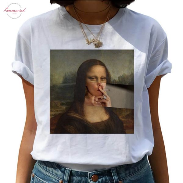 mona lisa aesthetic funny cartoon t shirt women harajuku grunge t shirt ullang vintage tshirt fashion tees female, White
mona lisa aesthetic funny cartoon t shirt women harajuku grunge t shirt ullang vintage tshirt fashion tees female, White
