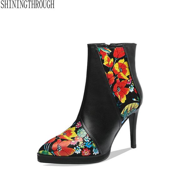 fashion boots women ankle boots autumn winter warm genuine leather high heels shoes party dancing shoes woman, Black
fashion boots women ankle boots autumn winter warm genuine leather high heels shoes party dancing shoes woman, Black