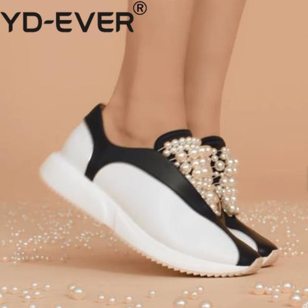 new pearl повседневный стиль фея толстым дном белый женская обувь плоский удобная скольжению на bead кожа цвета смешивания trainer, Black
new pearl повседневный стиль фея толстым дном белый женская обувь плоский удобная скольжению на bead кожа цвета смешивания trainer, Black