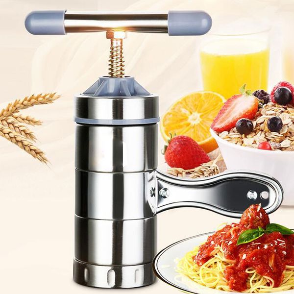 stainless steel manual noodle & pasta maker press spaghetti kitchen tool w/mould household manual pasta machine
stainless steel manual noodle & pasta maker press spaghetti kitchen tool w/mould household manual pasta machine