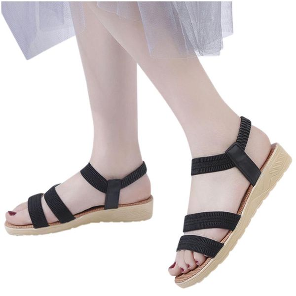 summer women's sansals shoes fish mouth flat-bottomed roman shoes woman casual wedge sandals ladies' sandals sandalia feminina, Black
summer women's sansals shoes fish mouth flat-bottomed roman shoes woman casual wedge sandals ladies' sandals sandalia feminina, Black