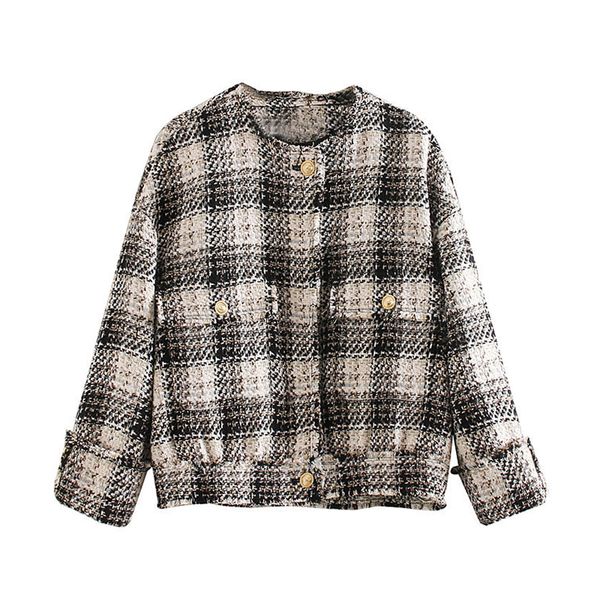 autumn elegant plaid coat women o neck single breasted tweed jacket tassel pockets fashion long sleeve coats lady outerwear, Black
autumn elegant plaid coat women o neck single breasted tweed jacket tassel pockets fashion long sleeve coats lady outerwear, Black