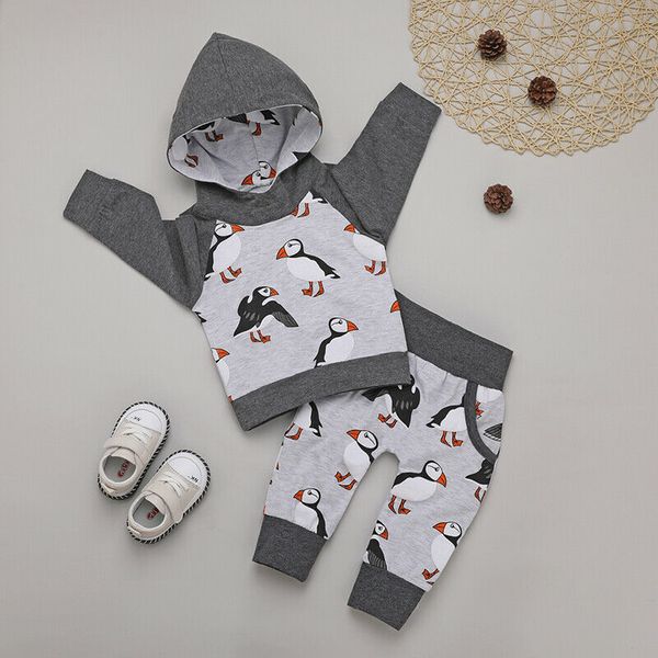 fashion 2pcs newborn baby boy long sleeve hooded sweatshirt t-shirt +trousers warm outfit sets bird print clothes tracksuit, White
fashion 2pcs newborn baby boy long sleeve hooded sweatshirt t-shirt +trousers warm outfit sets bird print clothes tracksuit, White