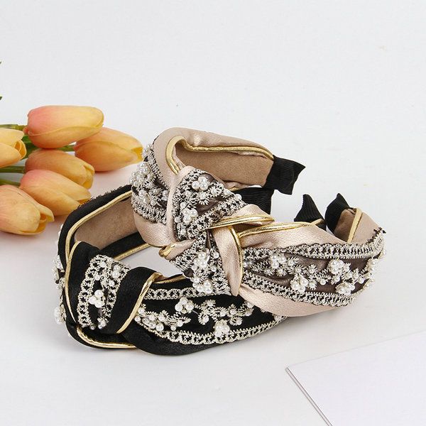 factory direct autumn and winter new pearl lace wide headband headband hairband headdress fashion knotted headband wholesale, Black;brown
factory direct autumn and winter new pearl lace wide headband headband hairband headdress fashion knotted headband wholesale, Black;brown