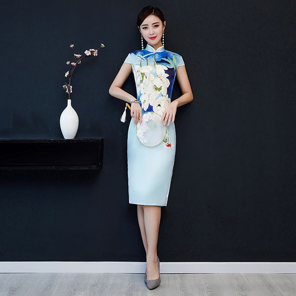 new arrival chinese classic print flower qipao female elegant cheongsam mandarin collar slim dress -3xl, Red
new arrival chinese classic print flower qipao female elegant cheongsam mandarin collar slim dress -3xl, Red