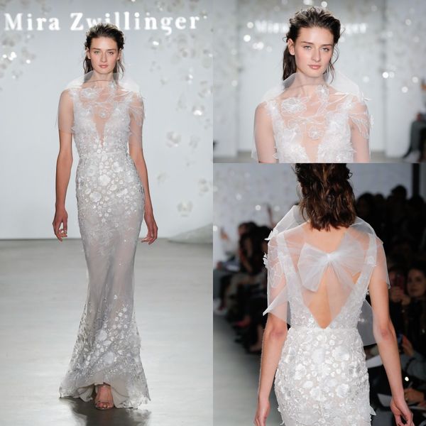 modest mermaid mira zwillnger wedding dresses high neck short sleeve tulle lace applique wedding gowns sweep train robe de mariée, White
modest mermaid mira zwillnger wedding dresses high neck short sleeve tulle lace applique wedding gowns sweep train robe de mariée, White