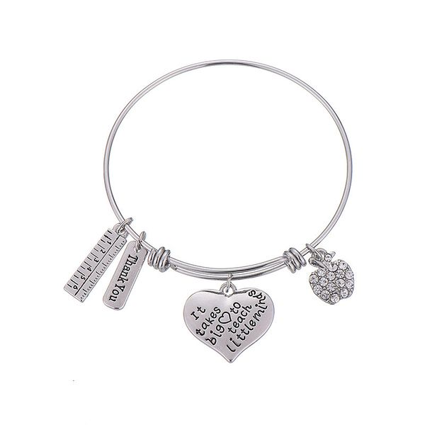 thanksgiving teacher's day hand decorate it takes big love lettering bracelet fund bracelet, Golden;silver
thanksgiving teacher's day hand decorate it takes big love lettering bracelet fund bracelet, Golden;silver