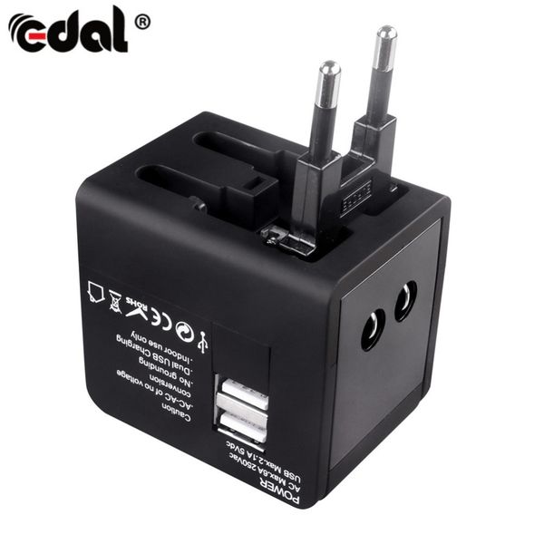 edal universal international travel plug adaptor au us uk eu converter dual usb wall power sockets smart charger adapter
edal universal international travel plug adaptor au us uk eu converter dual usb wall power sockets smart charger adapter