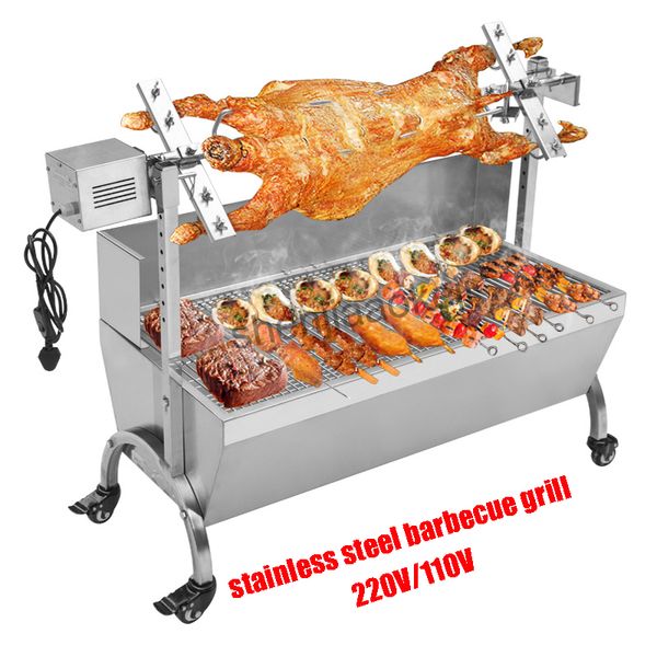multifunctional electric barbecue grill stainless steel bbq grill charcoal pig spit roaster rotisserie electric barbeque machine
multifunctional electric barbecue grill stainless steel bbq grill charcoal pig spit roaster rotisserie electric barbeque machine