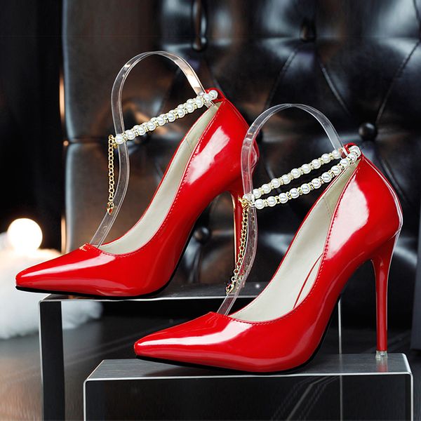 korean fashion simple women's shoes show thin high heel thin heel super high heel shallow mouth pointed single shoes 66-1008
korean fashion simple women's shoes show thin high heel thin heel super high heel shallow mouth pointed single shoes 66-1008