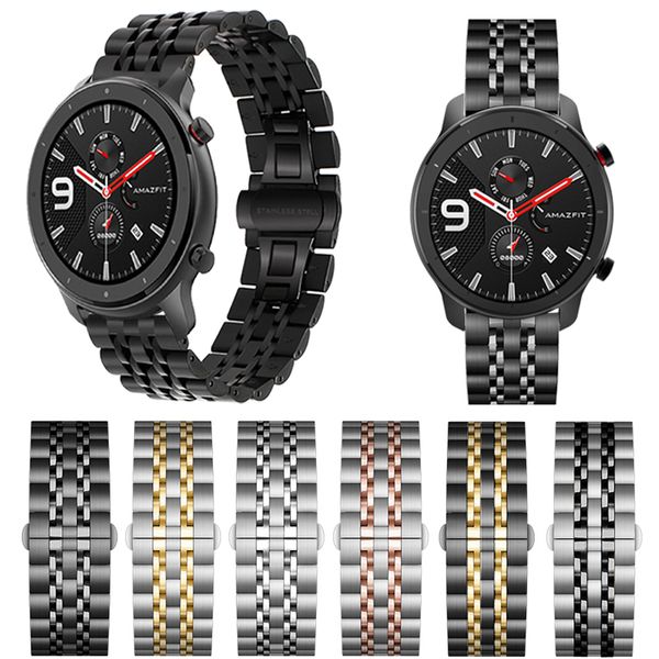 metal wrist strap for huami amazfit gtr 47mm 42mm stainless steel bracelet for amazfit bip lite/stratos 2 2s / pace band, Black;brown
metal wrist strap for huami amazfit gtr 47mm 42mm stainless steel bracelet for amazfit bip lite/stratos 2 2s / pace band, Black;brown