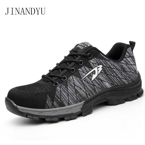 steel toe safety shoes light weight breathable mesh work boots puncture proof comfortable working shoes safety boots men, Black
steel toe safety shoes light weight breathable mesh work boots puncture proof comfortable working shoes safety boots men, Black