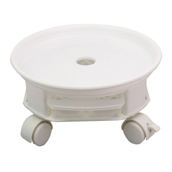 natural resin plant caddy round plant dolly with universal wheels and water drawer - white
natural resin plant caddy round plant dolly with universal wheels and water drawer - white