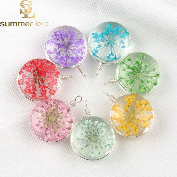 multicolor dried flower glass pendant charm for women diy handmade glass ball necklace earring bracelet charms jewelry wholesale, Bronze;silver
multicolor dried flower glass pendant charm for women diy handmade glass ball necklace earring bracelet charms jewelry wholesale, Bronze;silver