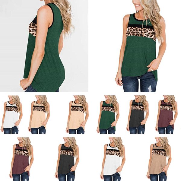 womens clothes summer vest sleeveless leopard patchwork vest t-shirt trendy casual sleeveless shirt blouse shirt e22607, White
womens clothes summer vest sleeveless leopard patchwork vest t-shirt trendy casual sleeveless shirt blouse shirt e22607, White