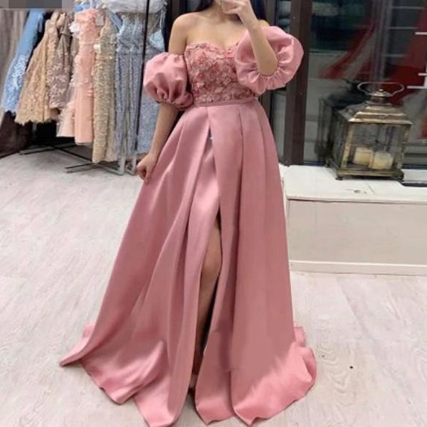 dusty rose long arabic evening party dresses sweetheart half sleeves high slit beaded appliques prom gowns customize robe de soiree, Black;red
dusty rose long arabic evening party dresses sweetheart half sleeves high slit beaded appliques prom gowns customize robe de soiree, Black;red