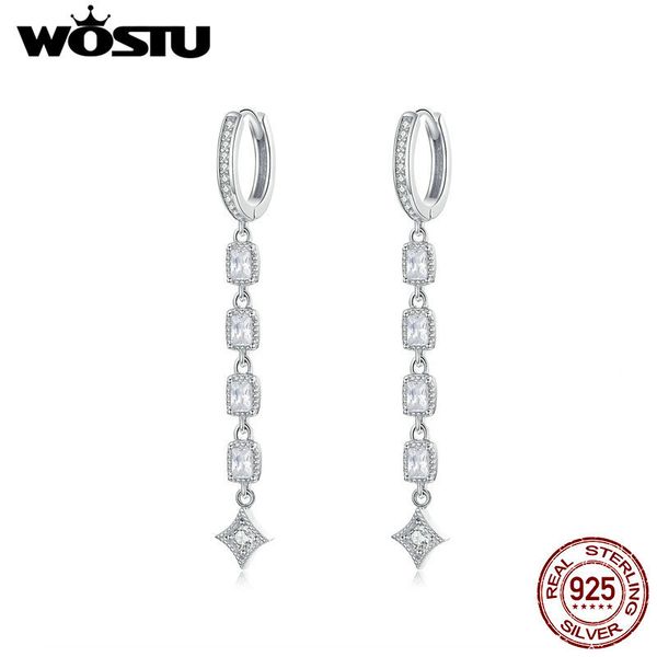 wostu 100% 925 sterling silver geometric long earrings dazzling zircon dangle earrings for women korean style jewelry cqe583 cx200628, Golden
wostu 100% 925 sterling silver geometric long earrings dazzling zircon dangle earrings for women korean style jewelry cqe583 cx200628, Golden
