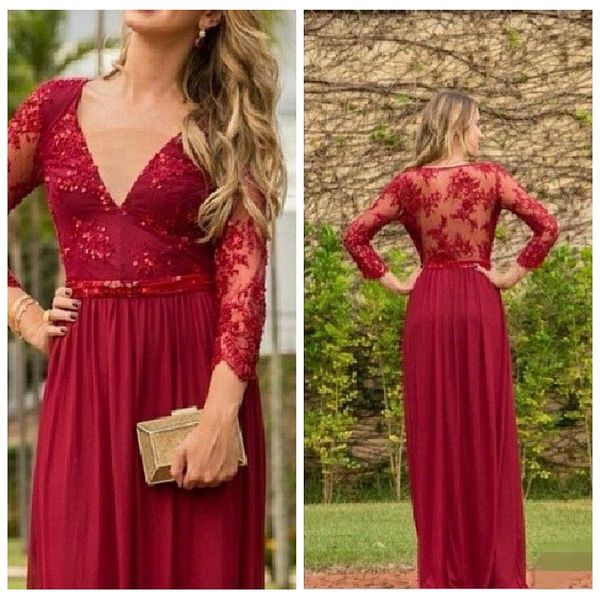 v-neck long sleeves lace a-ling prom dresses beading 2019 modest ladies evening party gowns modest special occasion party gowns sweep train, Black
v-neck long sleeves lace a-ling prom dresses beading 2019 modest ladies evening party gowns modest special occasion party gowns sweep train, Black