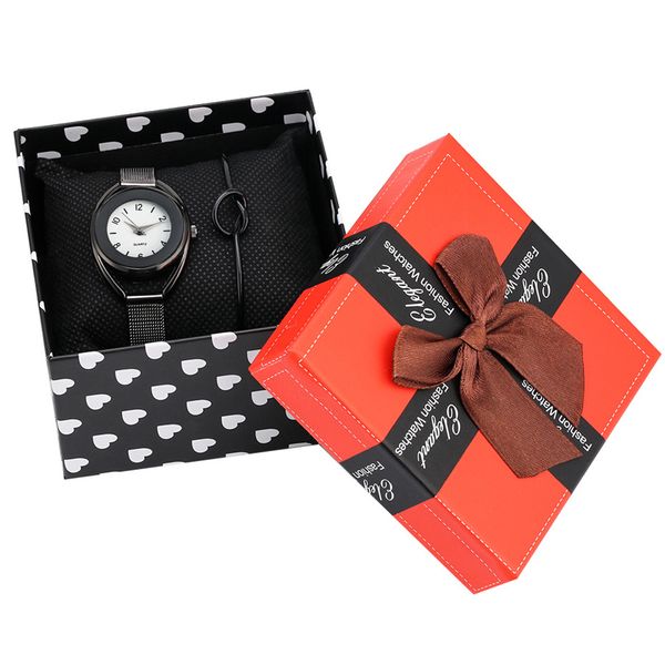 women's bracelet watches fashion girls dress diamond saats ladies analog quartz rose gold clock zegarek damski gift set watches, Slivery;brown
women's bracelet watches fashion girls dress diamond saats ladies analog quartz rose gold clock zegarek damski gift set watches, Slivery;brown