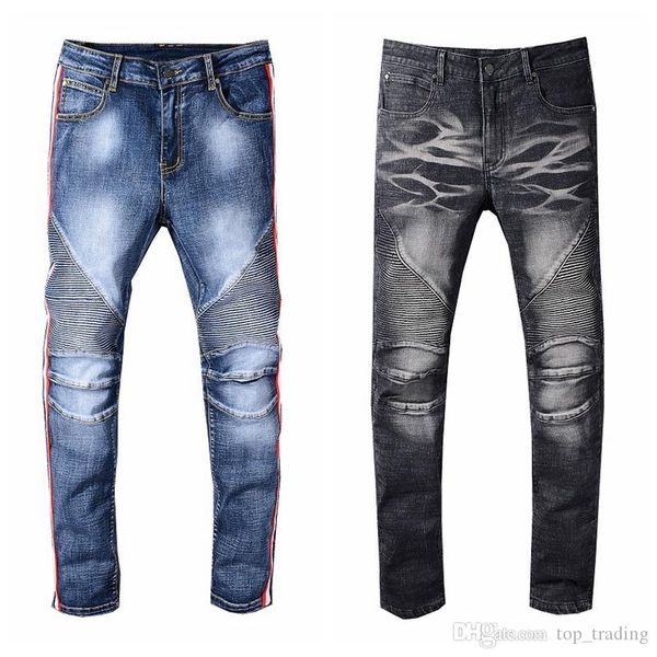 mens distressed ripped biker jeans us size 29~42 slim fit motorcycle biker denim for men brand designer hip hop mens jeans, Blue
mens distressed ripped biker jeans us size 29~42 slim fit motorcycle biker denim for men brand designer hip hop mens jeans, Blue