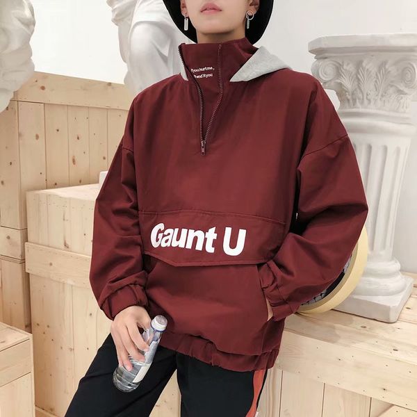 high tie zip-up hoodie brand fashion hoodeis men 2020autumn spring patchwork japan style clothing m-xxl, Black
high tie zip-up hoodie brand fashion hoodeis men 2020autumn spring patchwork japan style clothing m-xxl, Black