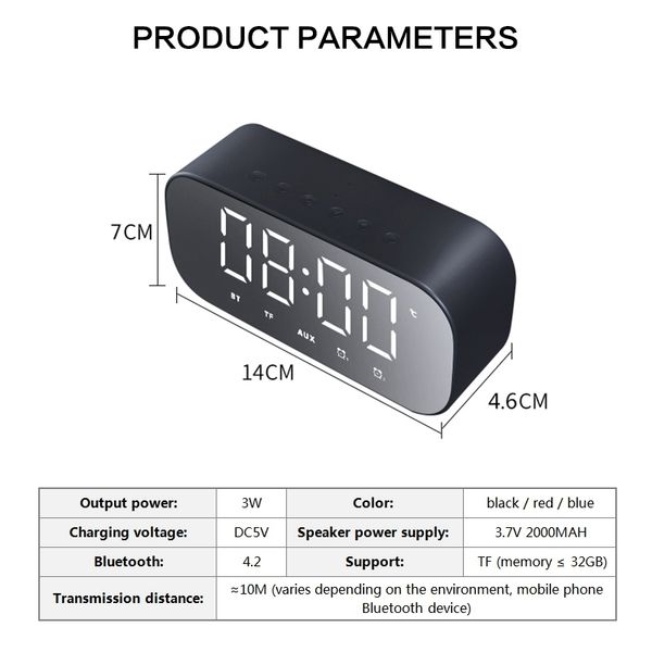bluetooth-динамик с fm-радио led зеркало будильником сабвуфер музыкальный плеер snooze desktop clock wireless другие часы аксессуары
bluetooth-динамик с fm-радио led зеркало будильником сабвуфер музыкальный плеер snooze desktop clock wireless другие часы аксессуары
