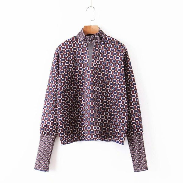 женщины элегантная рубашка фонариков рукавом vintage стильный печатный офис wear топы chic блуза женская кихол стенд воротник blusas mujer, White
женщины элегантная рубашка фонариков рукавом vintage стильный печатный офис wear топы chic блуза женская кихол стенд воротник blusas mujer, White