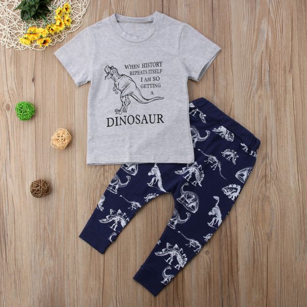 toddler boys clothes dinosaur print short sleeve t-shirt + pants leggings outfit kid boy clothing set, White
toddler boys clothes dinosaur print short sleeve t-shirt + pants leggings outfit kid boy clothing set, White