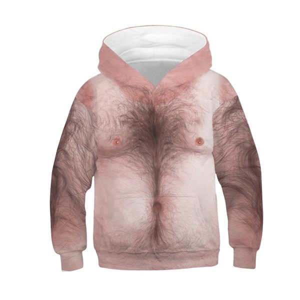 new funny 3d chest hair print girls boys hoodies sweatshirts autumn winter jacket coats pullover children clothes, Black
new funny 3d chest hair print girls boys hoodies sweatshirts autumn winter jacket coats pullover children clothes, Black