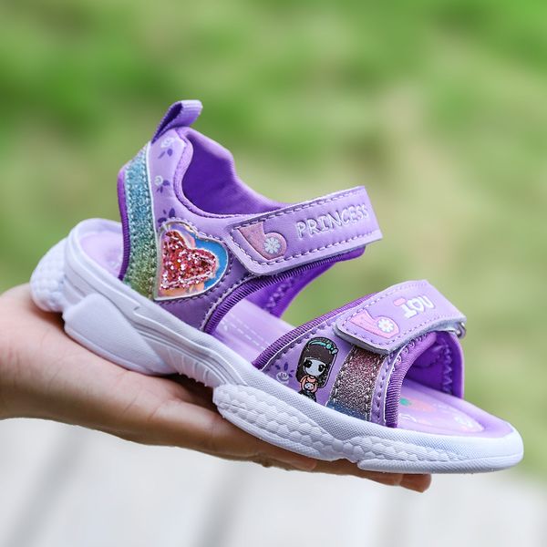 girl's sandals summer new children's students fashion princess soft bottom beach shoes lightweight sports comfortable toe purple, Black;red
girl's sandals summer new children's students fashion princess soft bottom beach shoes lightweight sports comfortable toe purple, Black;red