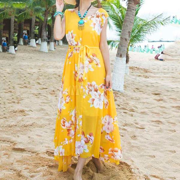 women chiffon summer dress 2019 vintage floral print v-neck sleeveless 4xl 5xl plus size dress casual beach maxi long boho, Black;gray
women chiffon summer dress 2019 vintage floral print v-neck sleeveless 4xl 5xl plus size dress casual beach maxi long boho, Black;gray