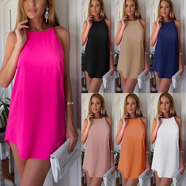 women's loose solid color sleeveless strap chiffon shirt women's casual blouses shirts casual women's chiffon dress, White
women's loose solid color sleeveless strap chiffon shirt women's casual blouses shirts casual women's chiffon dress, White