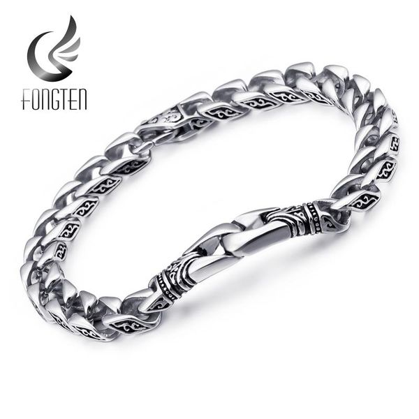 fongten retro charm link chain bracelet men color stainless steel lucky friends bracelets fashion jewelry, Golden;silver
fongten retro charm link chain bracelet men color stainless steel lucky friends bracelets fashion jewelry, Golden;silver