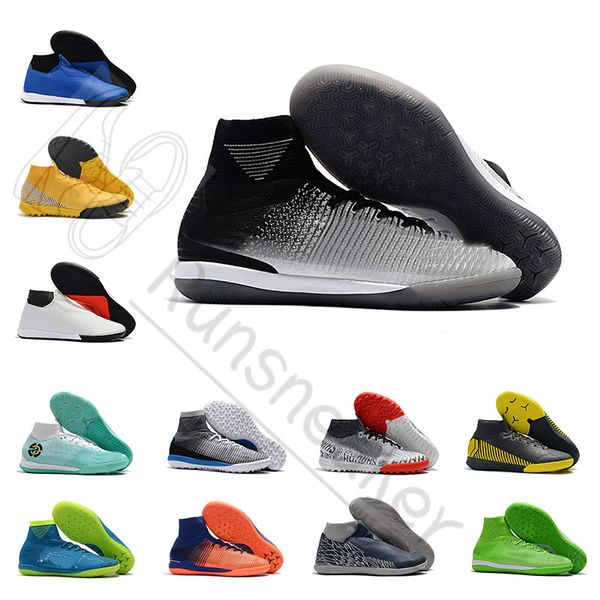 2019 new Mercurial Superfly X VI indoor mens soccer shoes CR7 VI 360 Elite FG X 12CLUB IC triple balck white Mens high football boots
2019 new Mercurial Superfly X VI indoor mens soccer shoes CR7 VI 360 Elite FG X 12CLUB IC triple balck white Mens high football boots