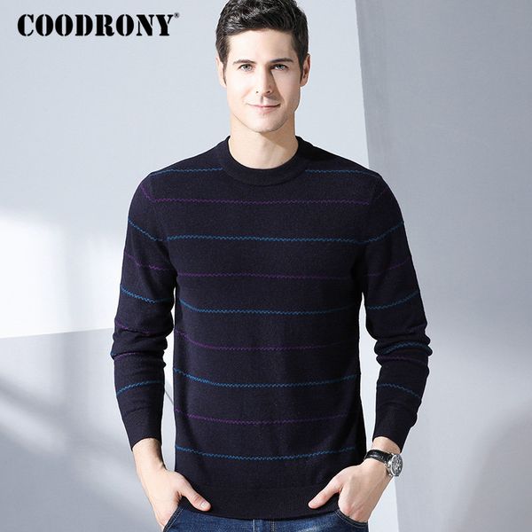 coodrony 2018 new arrivals pure merino wool sweater men casual o-neck pullover men winter thick warm cashmere mens sweaters 8328, White;black
coodrony 2018 new arrivals pure merino wool sweater men casual o-neck pullover men winter thick warm cashmere mens sweaters 8328, White;black