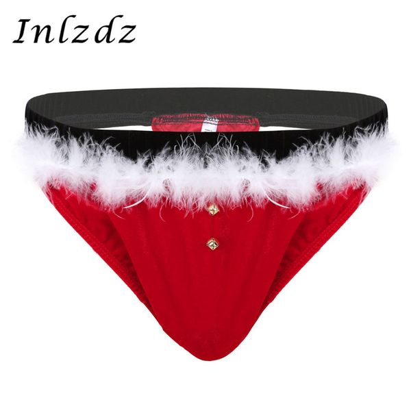 mens underwear velvet lingerie low rise elastic waistband underwear t-back christmas holiday fancy cosplay costume thong briefs, Black;white
mens underwear velvet lingerie low rise elastic waistband underwear t-back christmas holiday fancy cosplay costume thong briefs, Black;white