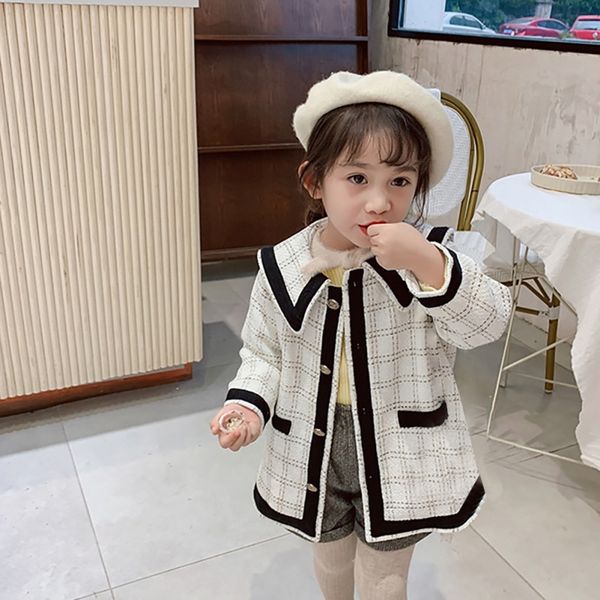 2020 fashion infant baby girls kids jacket coat plaid single breasted jacket autumn winter warm outwear children clothes, Blue;gray
2020 fashion infant baby girls kids jacket coat plaid single breasted jacket autumn winter warm outwear children clothes, Blue;gray