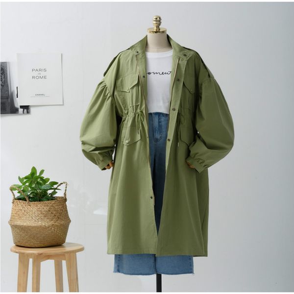 la maxpa vintage windbreaker warme instagram fashion streetwear vogue trench elegant coats for women clothing 2019, Tan;black
la maxpa vintage windbreaker warme instagram fashion streetwear vogue trench elegant coats for women clothing 2019, Tan;black