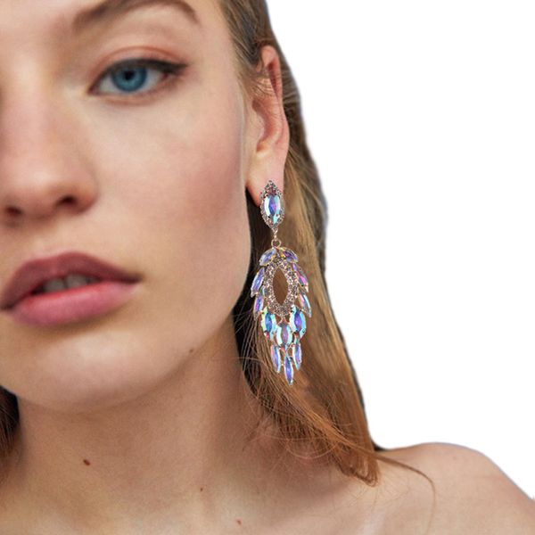 ppg&pgg brand colorful cup chain charm big earring luxury starburst pendant hollow out crystal gem statement earrings for women, Silver
ppg&pgg brand colorful cup chain charm big earring luxury starburst pendant hollow out crystal gem statement earrings for women, Silver