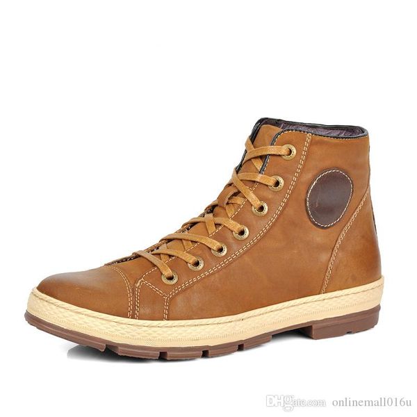 2017 men boots leather lace-up men fashion shoes retro design boots tooling boots casual botas plus size warm winter boot, Black
2017 men boots leather lace-up men fashion shoes retro design boots tooling boots casual botas plus size warm winter boot, Black