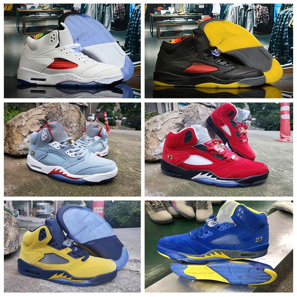 5 sp michigan men basketball shoes 5 laney varsity royal college navy-amarillo inspire yellow nubuck upper sports sneakers
5 sp michigan men basketball shoes 5 laney varsity royal college navy-amarillo inspire yellow nubuck upper sports sneakers